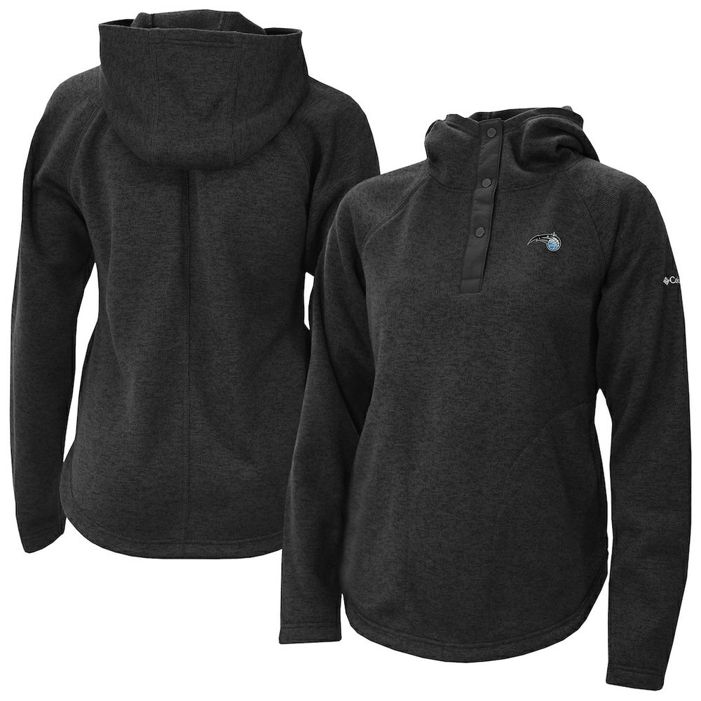Orlando Magic Women's Sweater Weather Quarter-Snap Hoodie Black | Columbia Near Me