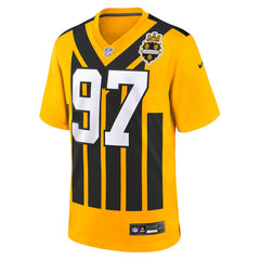Nike Cameron Heyward Pittsburgh Steelers Alternate 1933 Throwback Game Jersey Gold