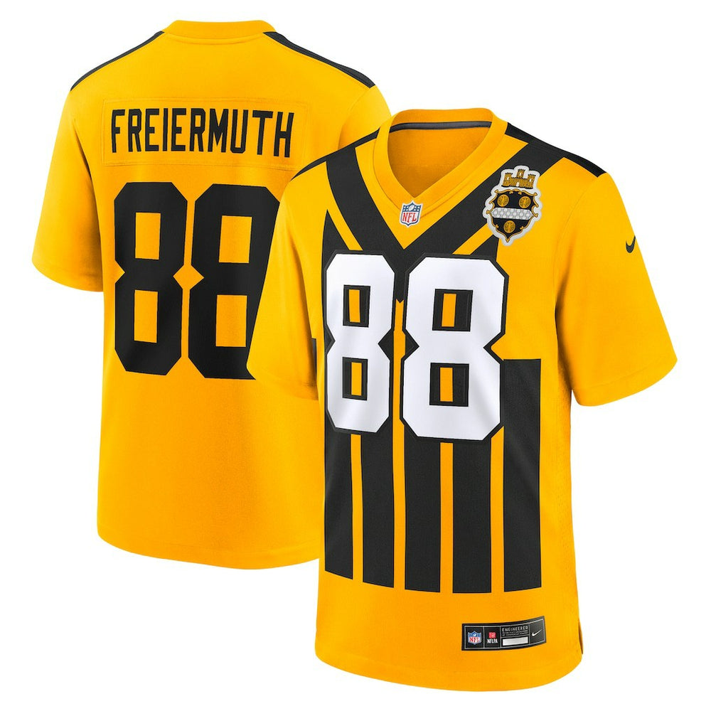 Nike Pat Freiermuth Pittsburgh Steelers Alternate 1933 Throwback Game Jersey Gold