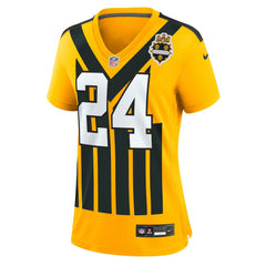 Nike Joey Porter Jr. Pittsburgh Steelers Women's Alternate 1933 Throwback Game Jersey Gold