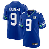 Nike Kenneth Walker III Seattle Seahawks Alternate 50th Season Game Jersey Royal