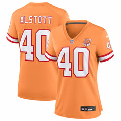 Nike Mike Alstott Tampa Bay Buccaneers Women's 50th Season Game Jersey Creamsicle