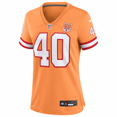 Nike Mike Alstott Tampa Bay Buccaneers Women's 50th Season Game Jersey Creamsicle