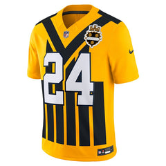 Nike Joey Porter Jr. Pittsburgh Steelers Alternate 1933 Throwback Vapor F.U.S.E. Limited Jersey Gold