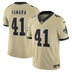 Nike Alvin Kamara New Orleans Saints Gameday Golds Alternate Vapor F.U.S.E. Limited Jersey Gold