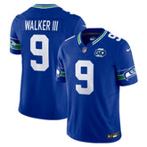 Nike Kenneth Walker III Seattle Seahawks 50th Season Vapor F.U.S.E. Limited Jersey Royal