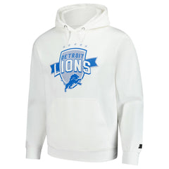 Detroit Lions Starter Vintage Pullover Hoodie White