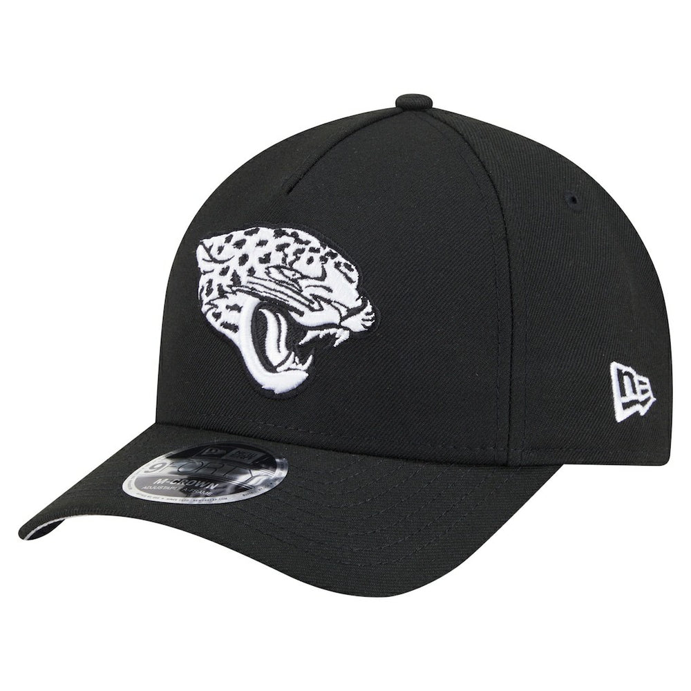 Jacksonville Jaguars New Era Team Collection 9FORTY M-Crown A-Frame Adjustable Hat Black