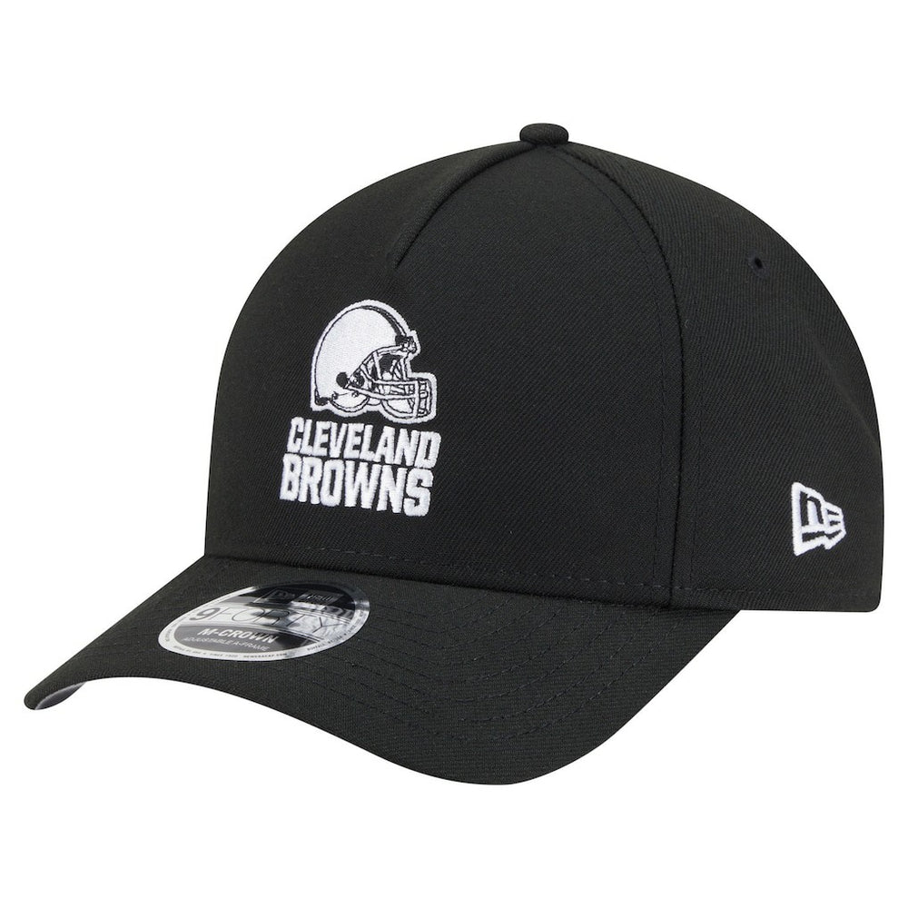 Cleveland Browns New Era Team Collection 9FORTY M-Crown A-Frame Adjustable Hat Black