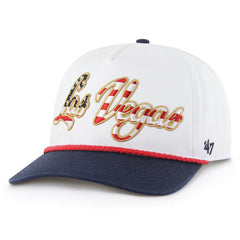 47 brand Las Vegas Raiders '47 Patriotic Overhand Hitch Adjustable Hat White