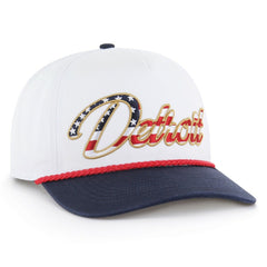 47 brand Detroit Lions '47 Patriotic Overhand Hitch Adjustable Hat White