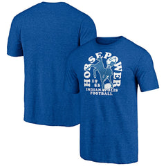 Indianapolis Colts Vintage Tri-Blend T-Shirt Royal