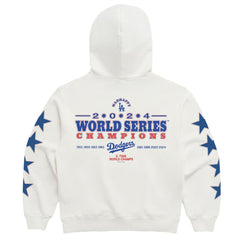 Los Angeles Dodgers Madhappy 2024 World Series Champions Star Pullover Hoodie - White - MLB Sale