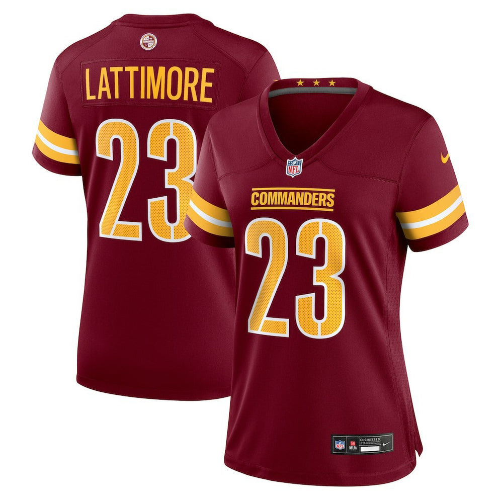 Nike Marshon Lattimore Washington Commanders Women's Team Game Jersey Burgundy