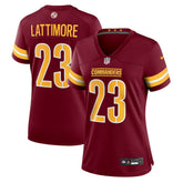 Nike Marshon Lattimore Washington Commanders Women's Team Game Jersey Burgundy