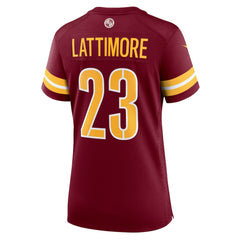 Nike Marshon Lattimore Washington Commanders Women's Team Game Jersey Burgundy