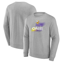 Minnesota Vikings As One Skol Pullover Sweatshirt Gray