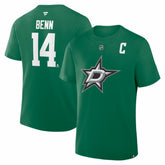 Jamie Benn Dallas Stars Fanatics Captain Authentic Stack Name & Number T-Shirt - Kelly Green - NHL 202531960