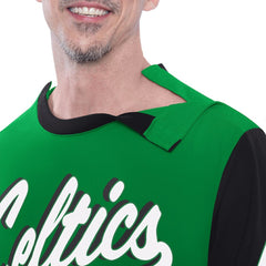 Boston Celtics G-III Sports by Carl Banks Adaptive Rugby Long Sleeve Top Green