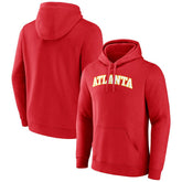Atlanta Hawks Wordmark Pullover Hoodie Red