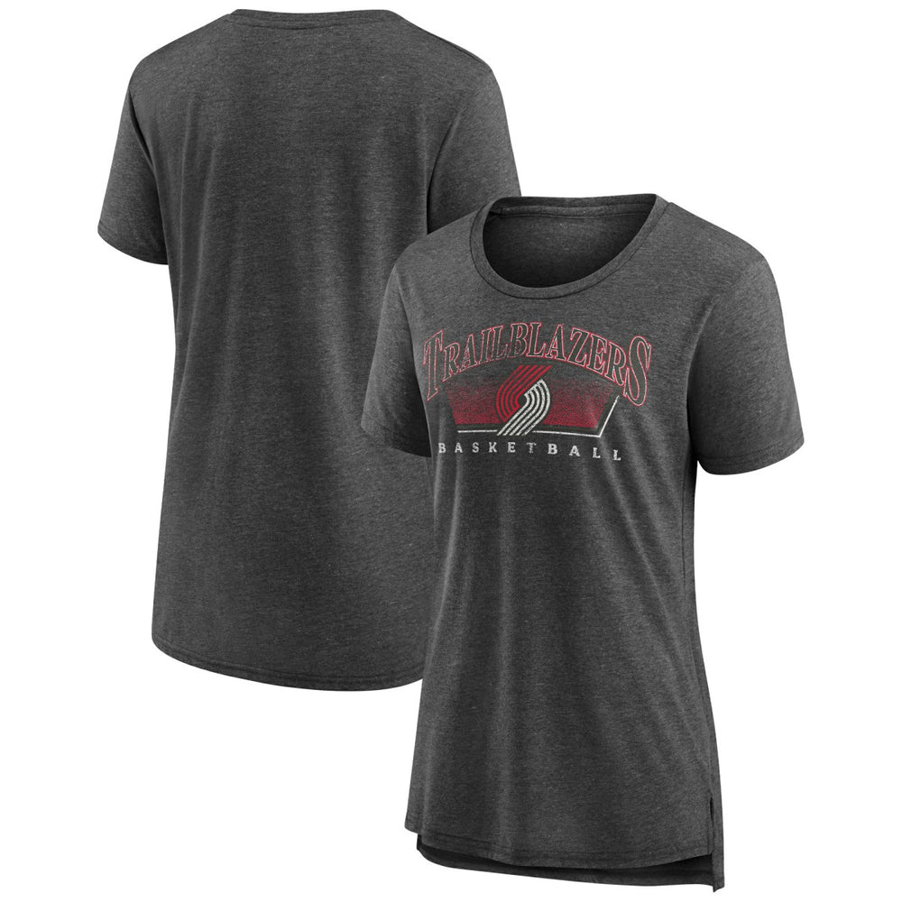 Portland Trail Blazers Women's Selection Tri-Blend T-Shirt Gray