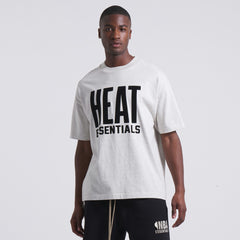 Miami Heat Fear of God Unisex NBA x ESSENTIALS T-Shirt Heather Gray