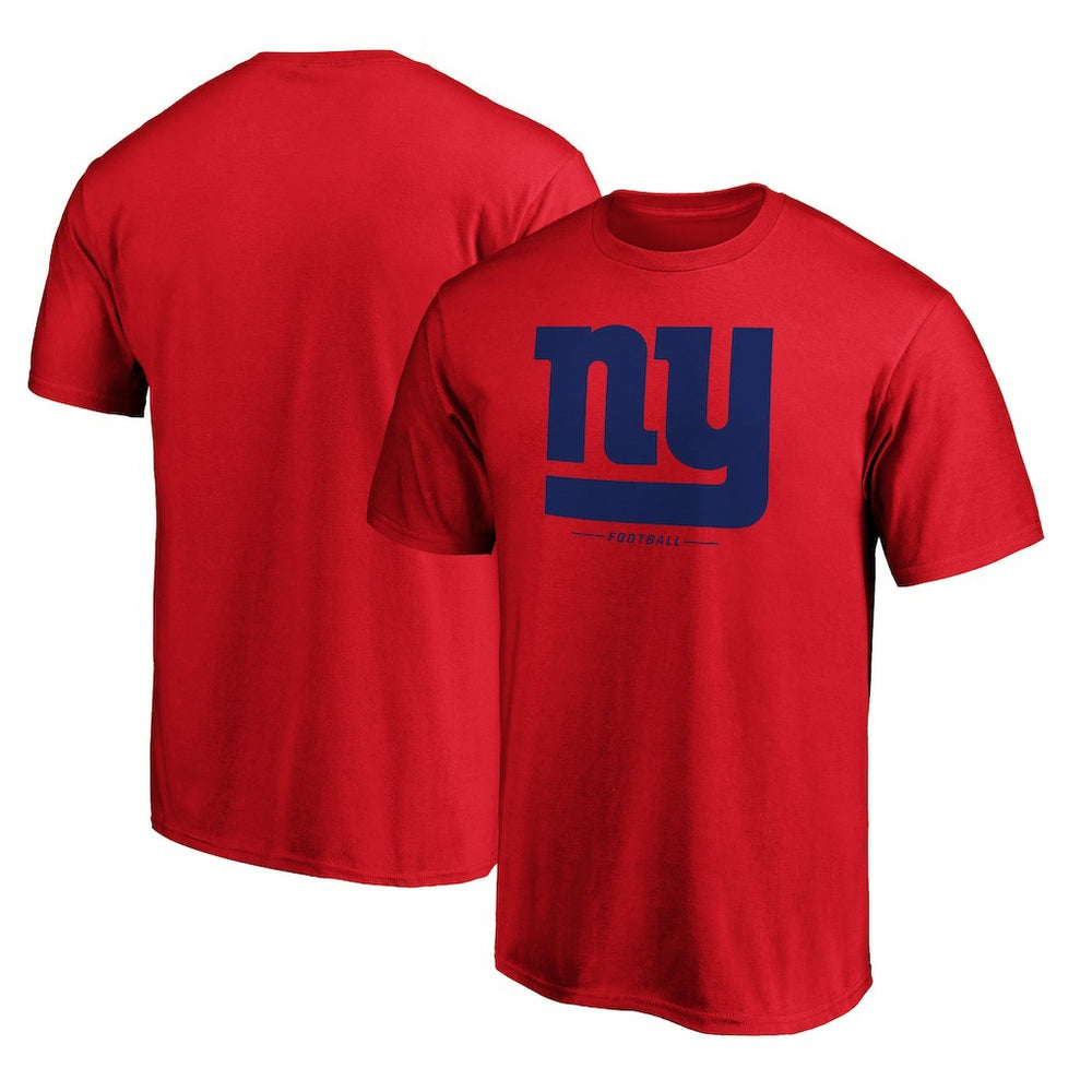 New York Giants Team Lockup T-Shirt Red