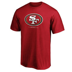 San Francisco 49ers Team Lockup T-Shirt Scarlet