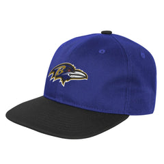 Baltimore Ravens Outerstuff Youth True Retro Adjustable Hat Purple