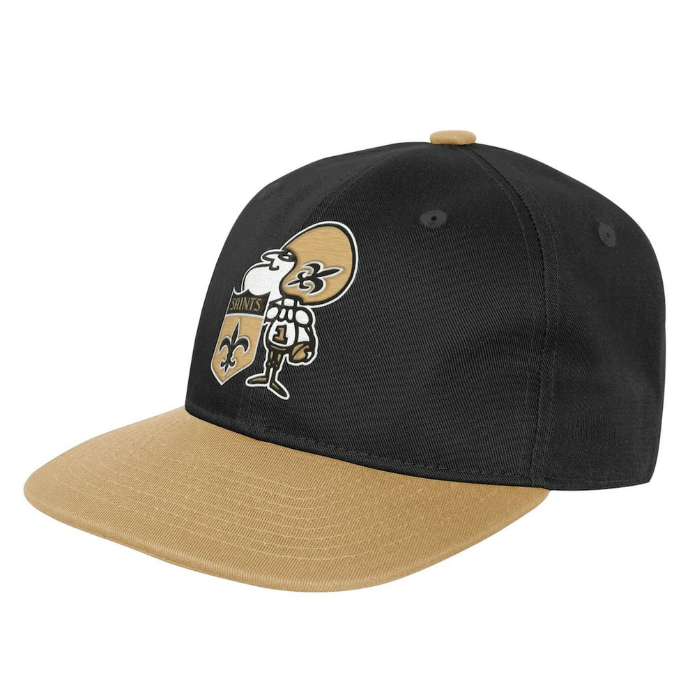 New Orleans Saints Outerstuff Youth True Retro Adjustable Hat Black