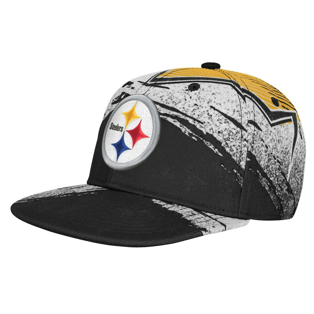 Pittsburgh Steelers Outerstuff Youth Make Noise Adjustable Hat Black