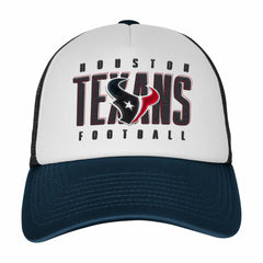 Houston Texans Youth Essentials Trucker Adjustable Hat White/Navy
