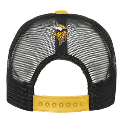 Minnesota Vikings Youth Modern Fan Trucker Adjustable Hat White/Gold