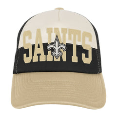New Orleans Saints Youth Modern Fan Trucker Adjustable Hat White/Gold