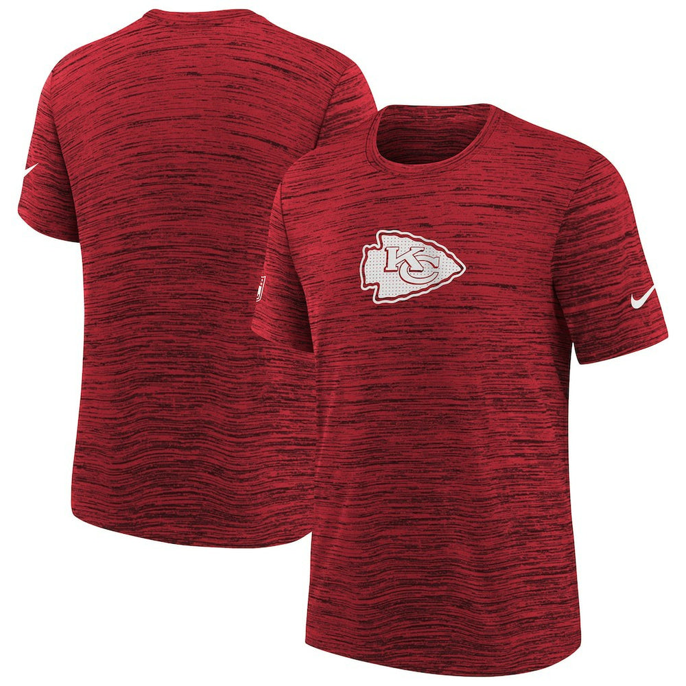 Nike Kansas City Chiefs Youth Sideline Velocity Performance T-Shirt Red