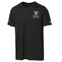 Nike Las Vegas Raiders Youth 2025 NFL Crucial Catch Tri-Blend Dri-FIT T-Shirt Black