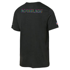 Nike Philadelphia Eagles Youth 2025 NFL Crucial Catch Tri-Blend Dri-FIT T-Shirt Black