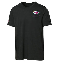 Nike Kansas City Chiefs Youth 2025 NFL Crucial Catch Tri-Blend Dri-FIT T-Shirt Black