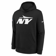 Nike New York Jets Youth Sideline Club Fleece Hoodie Black