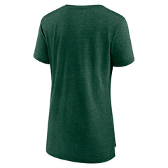 Green Bay Packers Women's Vintage Arch Tri-Blend T-Shirt Green