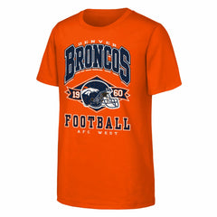 Denver Broncos Outerstuff Youth Kick Off T-Shirt Orange