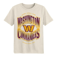 Washington Commanders Outerstuff Youth Huddle T-Shirt Cream