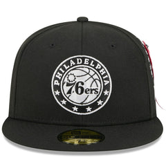 Philadelphia 76ers x Alpha Industries 59FIFTY Fitted Hat Black | New Era discount