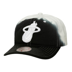 Miami Heat Dip Dye Pro Crown Adjustable Hat Black/White | Mitchell & Ness Near Me