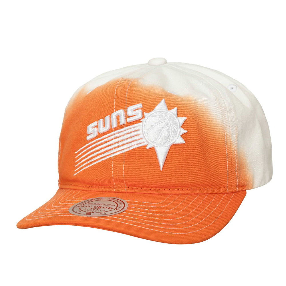 Phoenix Suns Dip Dye Pro Crown Adjustable Hat Orange/White | Mitchell & Ness Lifestyle