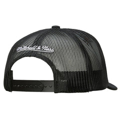 San Jose Sharks Mitchell & Ness Gridlock Trucker Adjustable Hat - White/Black - NHL 202545040