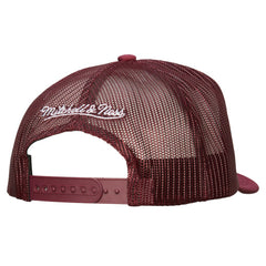 Colorado Avalanche Mitchell & Ness Gridlock Trucker Adjustable Hat - White/Burgundy - NHL 202545047