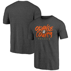 Anaheim Ducks Shoot to Score Tri-Blend T-Shirt - Charcoal - NHL 202545406