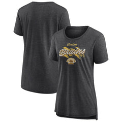 Boston Bruins Women's Hit the Ice Tri-Blend T-Shirt - Gray - NHL 202545414