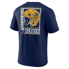 Buffalo Sabres Earnest Will Tri-Blend T-Shirt - Navy - NHL 202545415